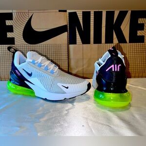 Nike Womens Air Max 270 Black Volt White 8
